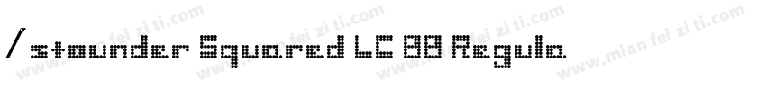 Astounder Squared LC BB Regular字体转换